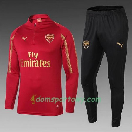 Arsenal Komplet Bluzy Treningowe Czerwony 2018-2019